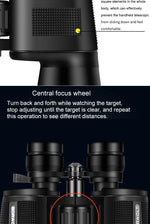 BORWOLF 20-60X70 Binoculars High Magnification  Long Range Zoom 60 Times  Hunting   Astronomical Telescope HD Professiona  Zoom