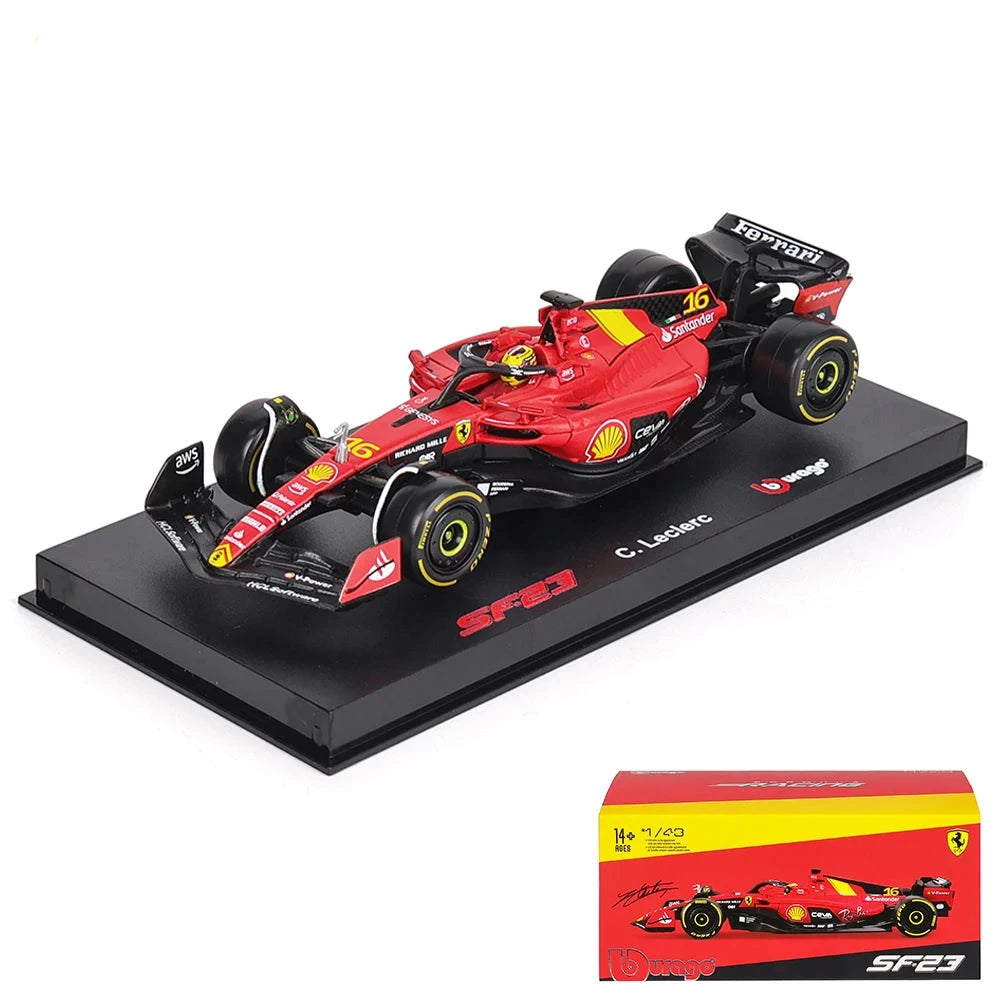 1:43 2023-2024 F1 Scuderia Ferrari SF24 SF23 Diecast Mode