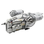 Galaxy Spaceships Battles Fighters-Stars-ships MOC-Razors Aircraft StarFighters Model Building Blocks Bricks Toys Gift
