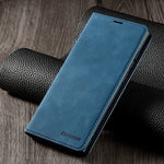 Wallet Skin Friendly Magnetic Flip Card Photo Frame Leather Case For Samsung Galaxy S24 Ultra S24 Plus Waterproof And Dustproof