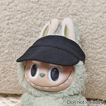 Striped shirt curled jeans set clothes For 15/17cm labubu doll outfit  Metal frame glasses For labubu doll Accessories