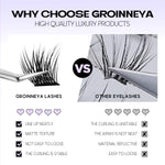 DIY Lash Extension Kit Individual Eyelash Extension Kit Cluster Lashes Kit Lash Glue Remover for Eyelash Extensions Makeup