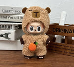 17cm Labubu Doll Clothes Capybara Cos Suit V1 V2 V3 Outfit Stylish Clothing Set for Plush Toy Dolls Accessories