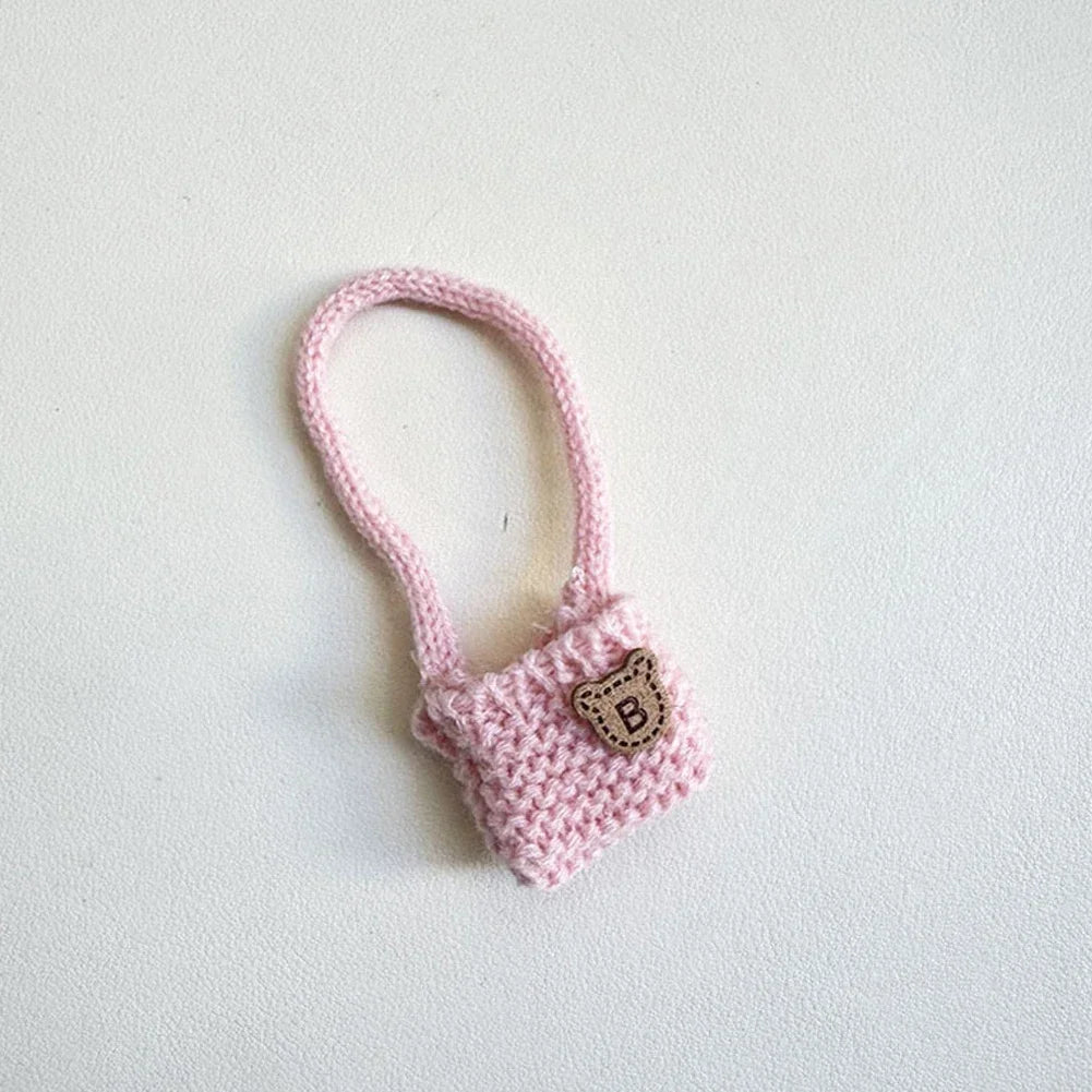 For 15-17 cm V1v2 Labubu Clothes Outfit Labubu Sitting Party Bear Label Scarf Hat Bag Dolls Accessories Cute Decoration Sweater