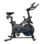 Formill QK116 Indoor Magnetic Spinning Bike, 6KG Flywheel Home Exercise Bike with LCD Display, Adjustable Resistance, Quiet Belt