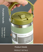 20oz/30oz Thermal Water Bottle With Straw Stainless Steel Car Coffee Mug Keeps Cold and Heat Thermal Mug Tumbler Vacuum Flasks