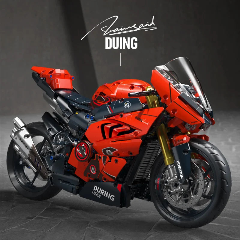 1:5 Scale Racing Motorbike Building Kit – 2024-Piece Technical Superbike Model | Premium Collector Set
