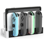 IPEGA PG-9186 Charging Dock Station for Switch&OLED - Charges Up To 4 Controllers, Compatible with Switch and OLED Model