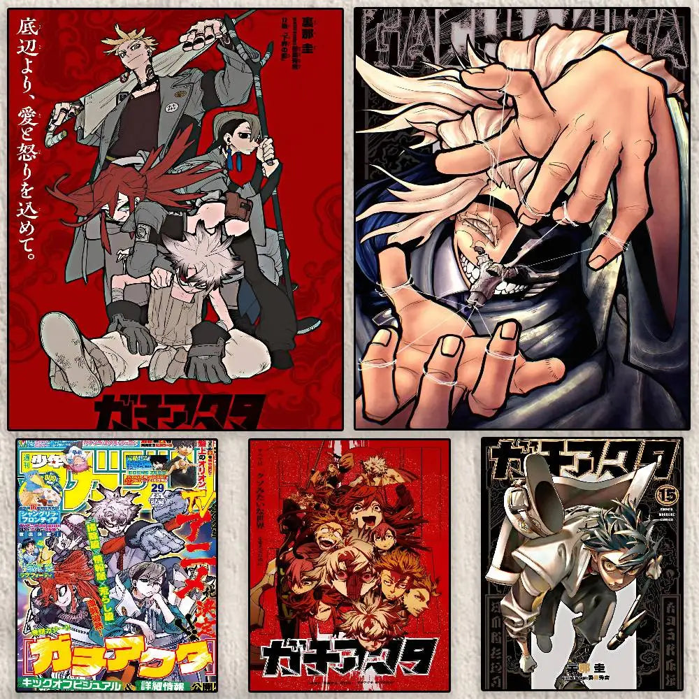 Hot Cool Anime G-Gachiakuta Poster Modern Waterproof HD Wall Art Decal Self-Adhesive Aesthetic Decor For Home Living Room Bedroo