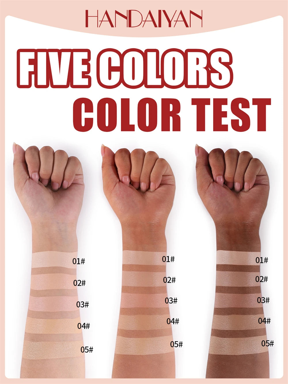 Air Cushion Foundation Light Natural Moisturizing Concealer Whitening Oil-control Women Base Long-lasting Makeup Korean Cosmetic