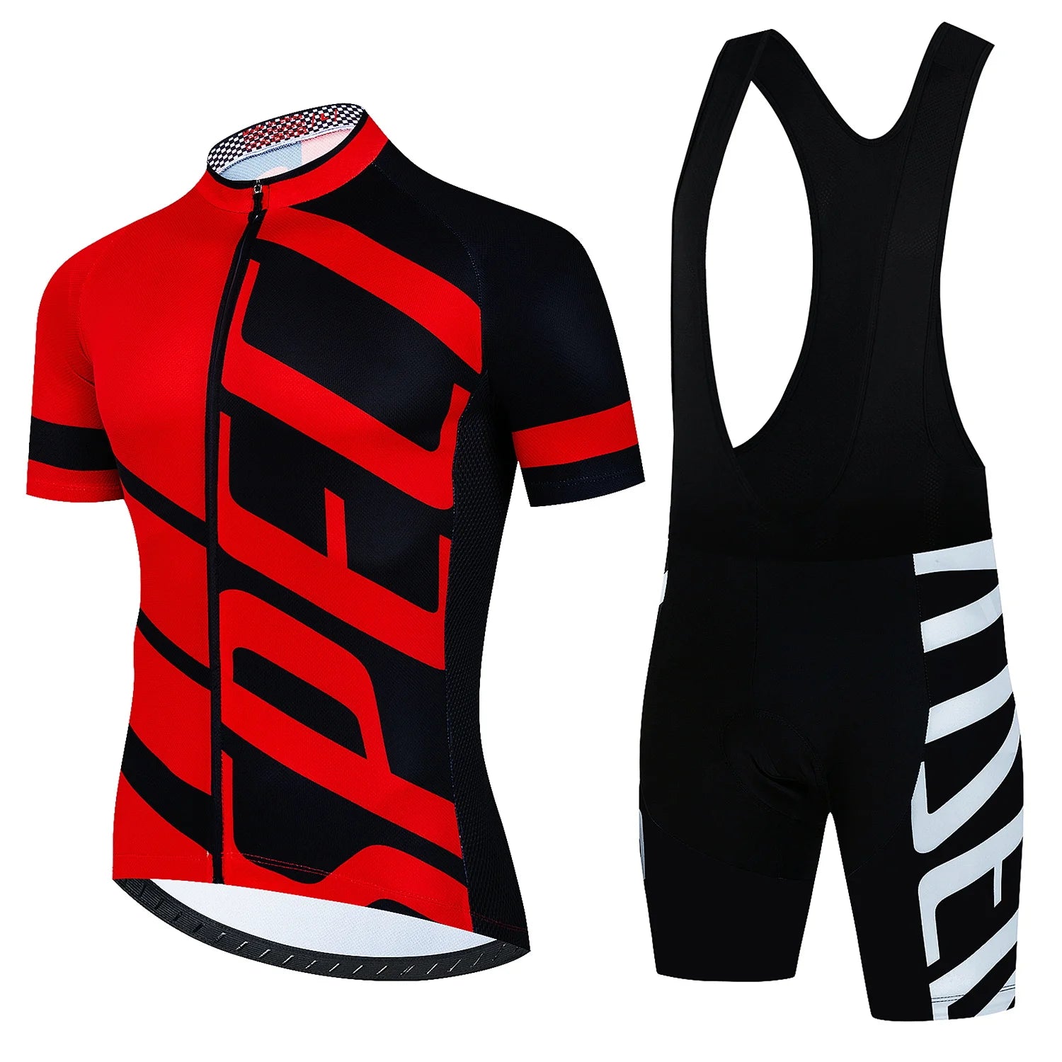 2024 Cycling Clothes Mtb Male Clothing Equipment Man Professional Shirt Shorts Men Jumper Summer Bike Jersey Bib Men's Tricuta