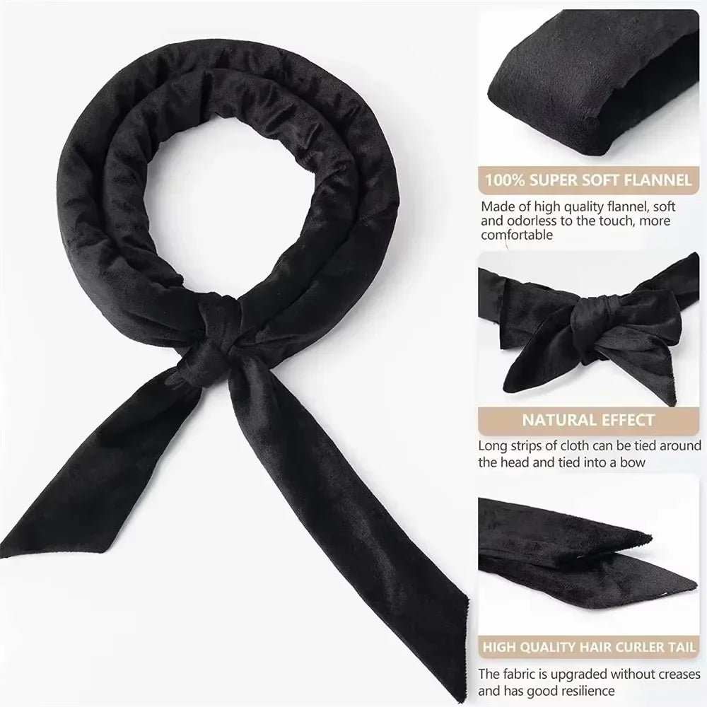 Heatless Curling Rod Headband Soft Hair Curler No HeatHair Rollers Curlers Lazy Sleeping Curls Curling Hairband Styling Tools