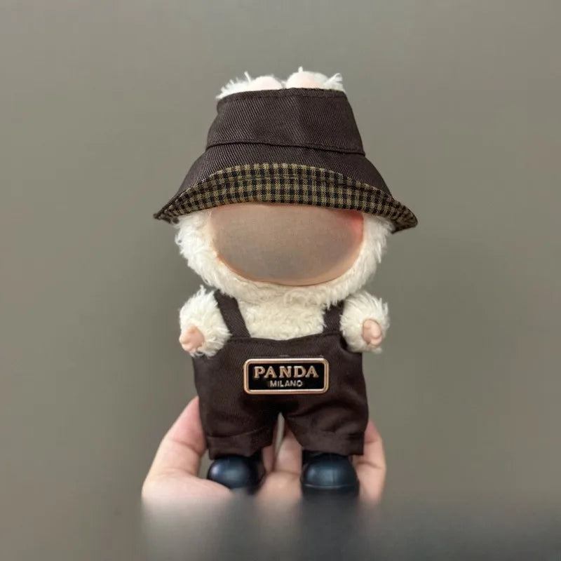 Only clothes are suitable for LABUBUBU, LABUBUBU, baby clothes, 17cm pendants, plush toys, fashion clothes, suits and skirts.