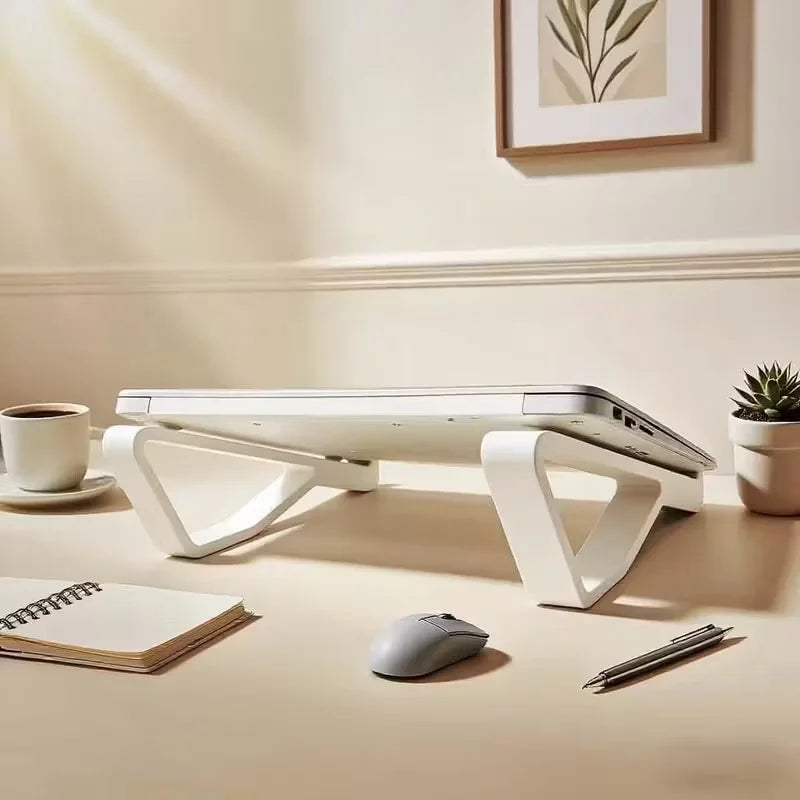 Ergonomic Adjustable Laptop Stand with Tilt and Height Adjustment – Portable for MacBook and PC, Minimalist Design