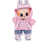 Doll Clothes Set For labubu 17cm Plush Doll Accessories Girl's Toys Birthday And Christmas Gifts