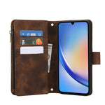 for Samsung Galaxy A35/A34/A25/A24/A73/A72/A55/A54/A53/A52/A15/A14 Case Wallet, Durable Leather Magnetic Buckle Flip Card Holder