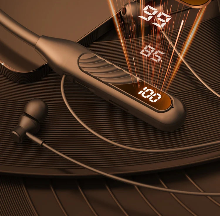 BT8 Wireless Bluetooth Earphones Headphones Outdoor Sports Headset 5.3 With Charging Bin Display Touch Control Earbuds for Muisc