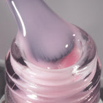 KODIES GEL Builder Nail Gel in a Bottle Milky Pink 15ML Brush on Builder Extension Gel Polish Soak Off French Manicure Hard Gel