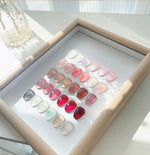 UR SUGAR 15ml Blood Red Jelly Gel Nail Polish Translucent Color Crystal Nude Gel Nail Art Varnish For Fall Winter Manicure