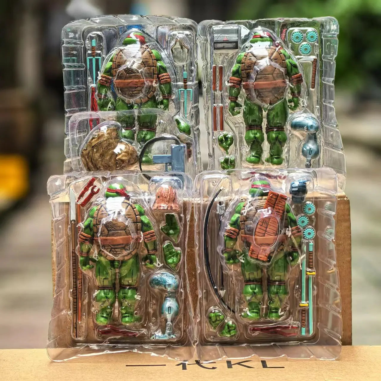 2025 New Model NECA Ninja Turtles Anime Returns To New York Action Doll Tmnt Leo Raphael 15cm Toy Doll Children'S Birthday Gift