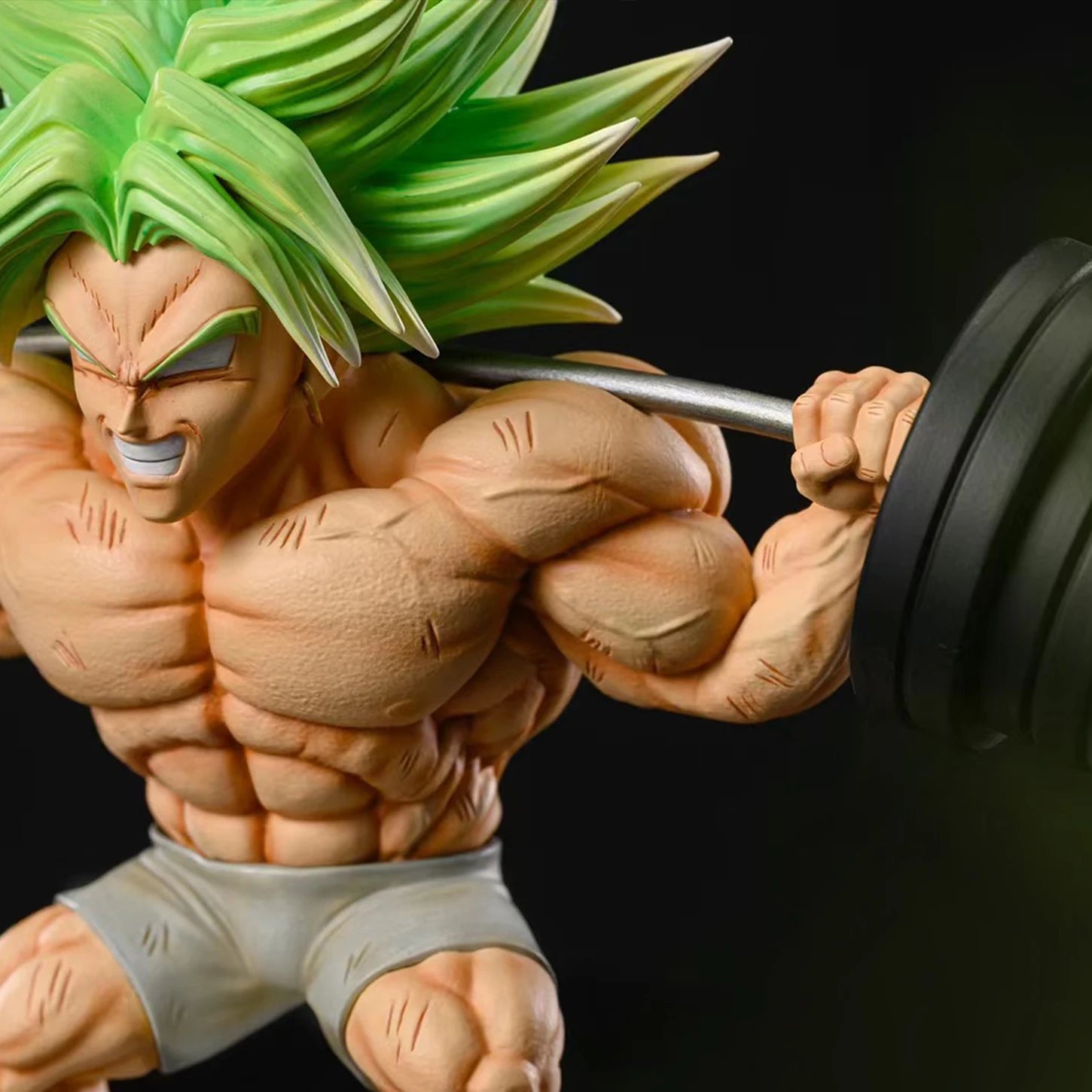 6.3in/16cm Anime Dragon Ball Z Broly Figure Pvc Action Figures Fitness Broly Figurine Gk Statue Collection Model Toys