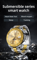 Aiweile AW46 Smartwatch Smart Watch Man 1.32 Inch HD AMOLED Screen Sports Modes Bluetooth Call for Android Yacht Range Master