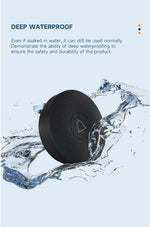 Circular Black Self Powered Wireless Doorbell AC 110v 220v US/EU Plug With 60 Rings Waterproof Long-Distance Kinetic Door Bell