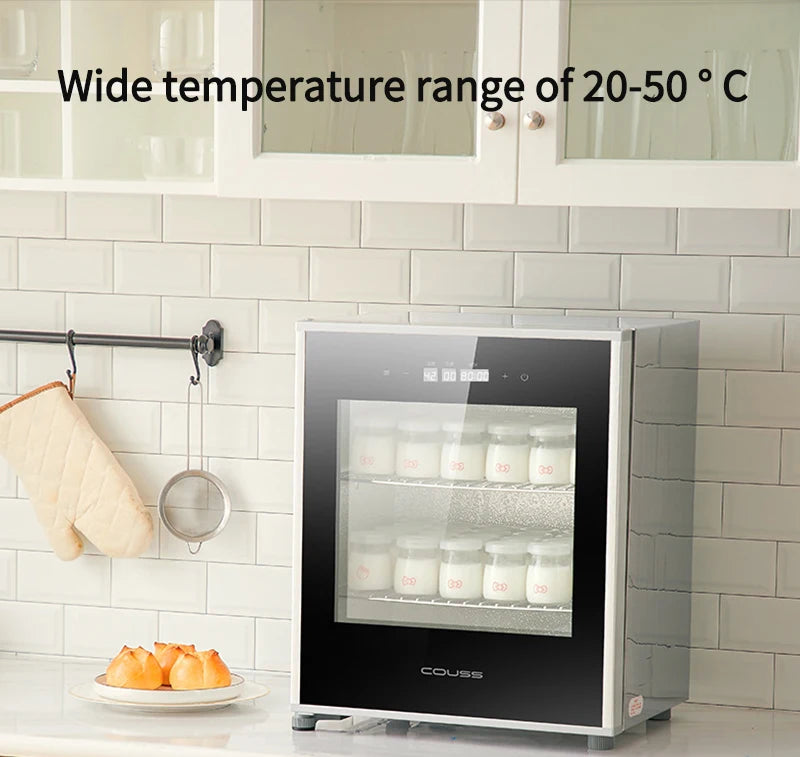 40L 220V Professional Bread Fermenter Kitchen Dough Yogurt Bread Fermentation Machine Humidity Control High Efficiency Household
