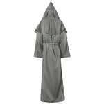 Monk Clothing Ancient Costume Medieval Monk Robe Wizard Clothing Priest Clothing Halloween Cos Costume
