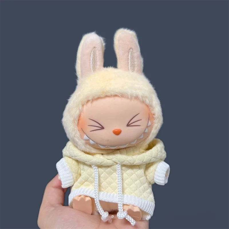2025 New MIni Plush Doll'S Clothes Outfit Accessories for Labubu V1 V2 Dolls Clothes Accessories DIY Gift