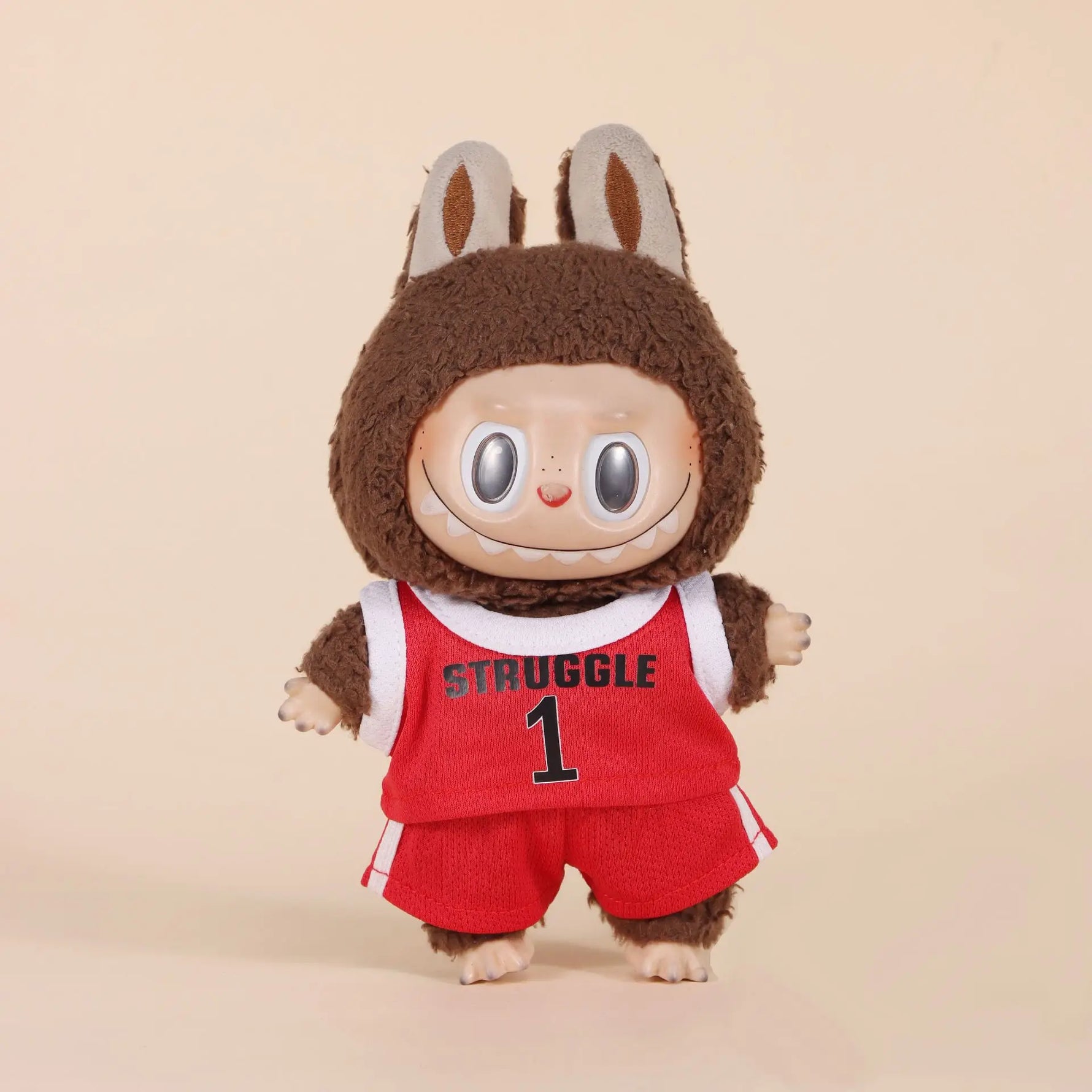 Labubu Only Selling Clothes 17cm First Second Generation Labubu Basketball Clothes Cute Doll Decoration Handmade Doll Clothes