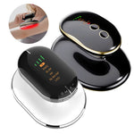 Radio Frequency Body Slimming Machine Fat Burner Slim Shaping Device LED Light Cellulite Massager Black White