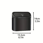 Car Trash Can (with Lid) Contains 60 (300) Garbage Bags, Small Car Trash Can, Leak-proof Mini Car Accessories