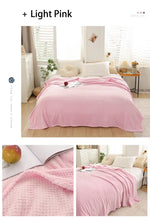 Japan Style Coral Fleece Blankets 300gsm Spring Summer Soft Fluffy Faux Fur Mink Throw Solid Sofa Cover Bedspread Plaid Blankets