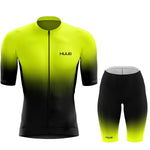 Short Sleeve Road Bike & MTB Racing Kit, Breathable Summer Bicycle Clothing with Bib Shorts