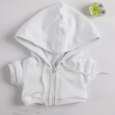 For 15cm 17cm Labubu Bjd Roupas Caixa Cega De Café V1 V2 V3 Roupas De Trabalho Substituição Moda Retro Delicado Terno Brinquedo