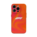 Orange F1 Racing Car Phone Case for IPhone 16 15 14 13 12 11 X XS XR XSMAX 7 8 Pro Max Plus Double-layer Back Cover