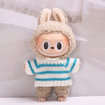 17cm Cute Mini Plush Doll'S Clothes Outfit Accessories For Korea Kpop Exo Labubu Idol Dolls Sweater Clothing DIY Kids Girl Gift