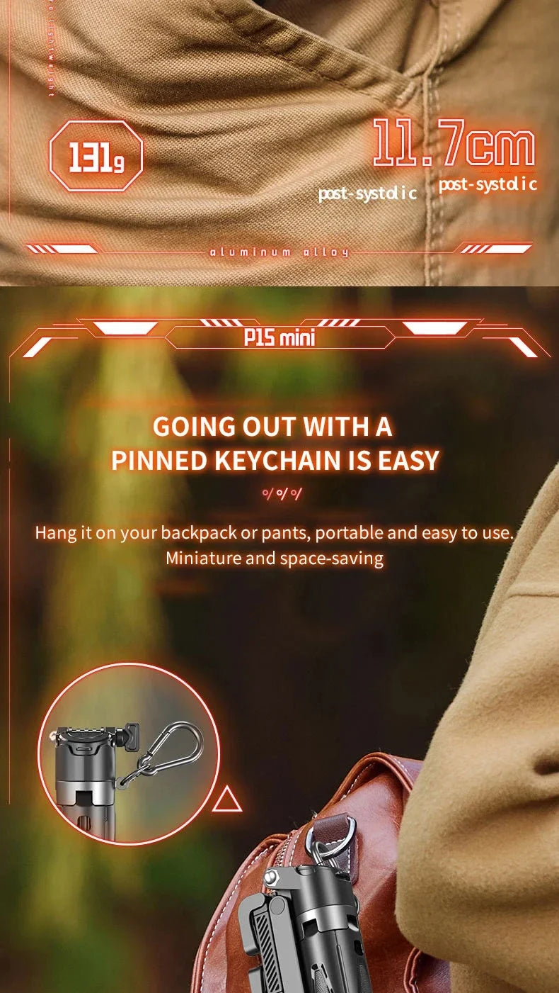 Draagbare telescopische multifunctionele statief telefoon selfie stick