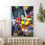 1PC Classic Anime Movie M-Marios Poster Self-adhesive Art Waterproof Paper Sticker Coffee House Bar Room Wall Decor