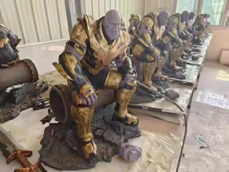 New Avengers Marvel Series Half-Body Bust Statue Model Collectible Toy Birthday Gift Thanos Collectors Item Action Figure