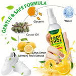 100ml Foot Shoes Deodorizer Spray Lemon Perfume Odor Nemesis Antibacterial Stink Removal Freshener