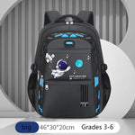 Kid Backpack 2-16Year Children School Bags for Boys Astronaut School Backpack Waterproof Primary Boy Book Bag Mochila Infantil