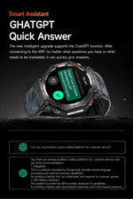 2025 New T-Rex 3 Ultra GPS Men SmartWatch 10ATM Waterproof Built-in Dual-band GNSS Compass Military Sport Flashlight Smart Watch