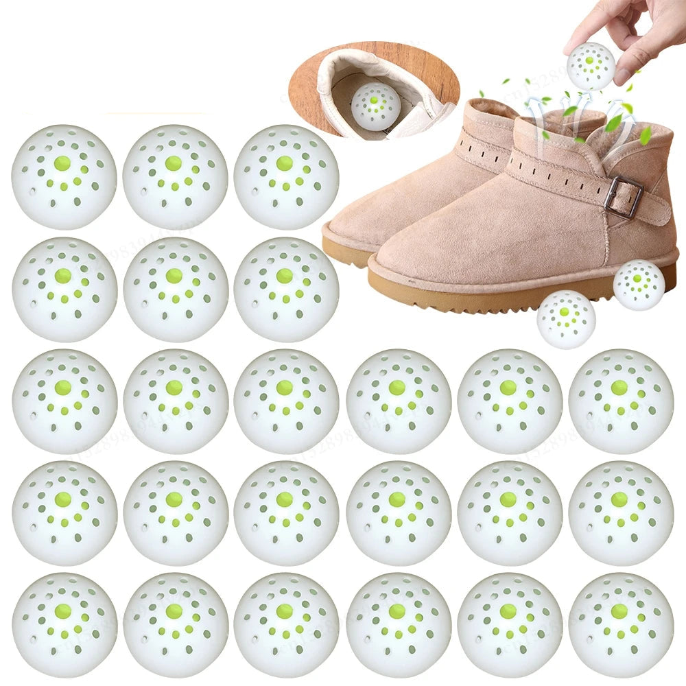 Premium Deodorizer Freshener Balls Sneaker Deodorizer Long-Lasting Odor Remover for Sneakers, Gym Bags, Lockers, Car 3cm