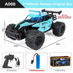 ZWN 1:16 20KM/H RC Car With LED Light 2.4G High Speed Off-Road Climbing 2WD Remote Control Car Toy Gifts for Boys Girls Kids