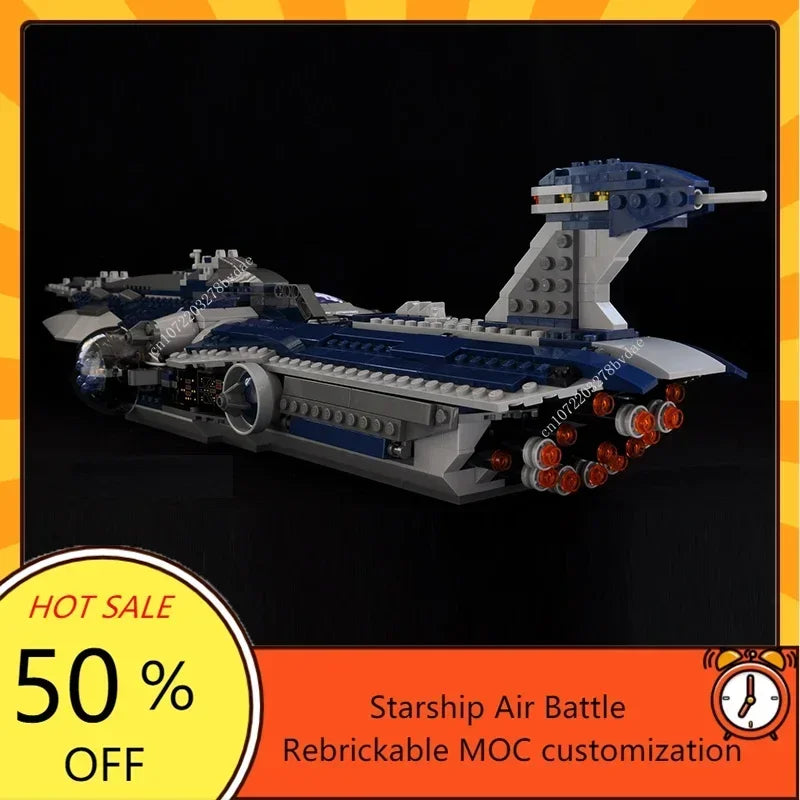 Star Plan MOC-9515 The Malevolence Fighter MOC SpaceShip Battle Model Building Blocks Architecture Education Assembly Model Toys