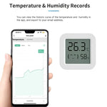 Tuya Zigbee Temperature Humidity Sensor For Smart Home LCD Screen Works With Alexa Google Home APP Smart Life Tuya Smart Yandex