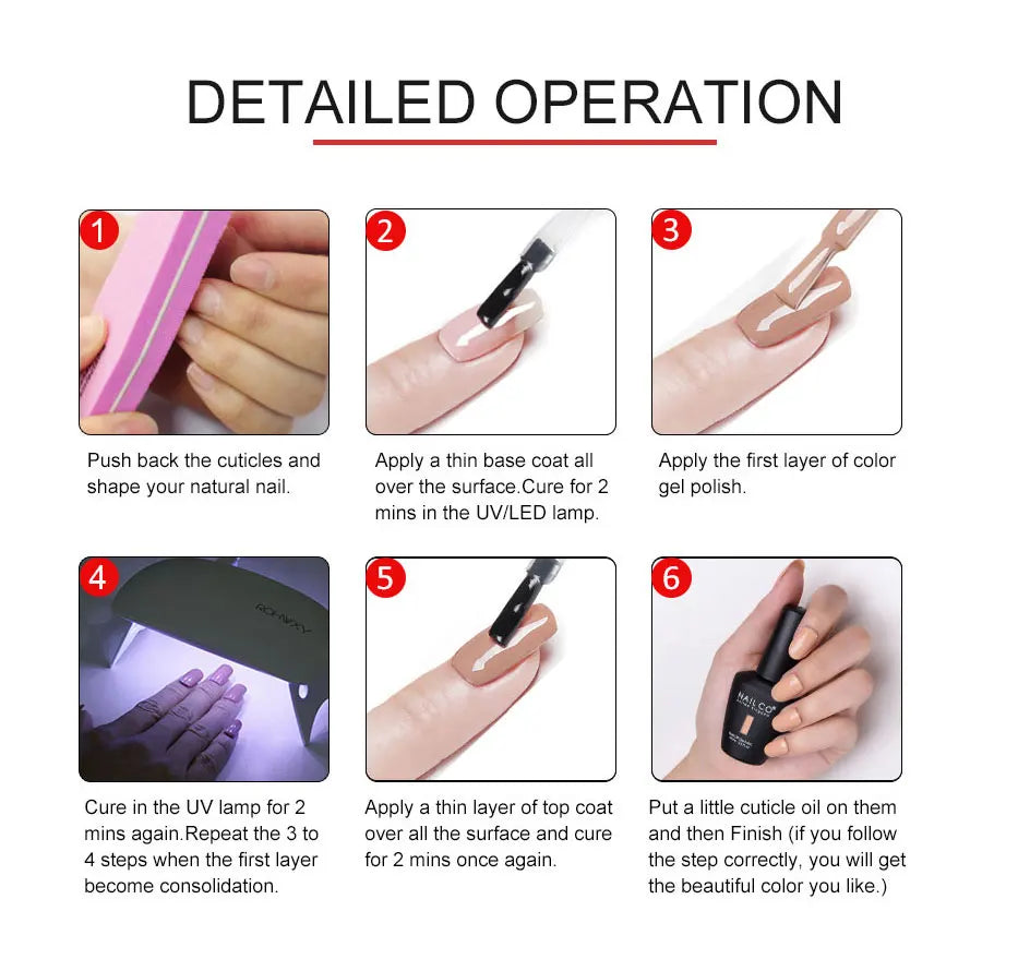 NAILCO 15ml Top Coat And Base Coat Art Design Gel Nail Polish Top Base Coat UV LED Soak Off Gel Nail Varnish