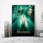 Retro Classic Movie T-The L-Lords of The R-Rings Poster Print Canvas Painting for Living Room Home Decor No Frame